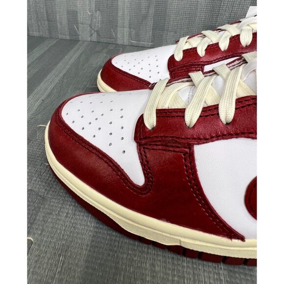 Nike Dunk Low PRM Team Red Vintage Red FJ4555-100 • Women  Nike Dunk Low PRM  Sneaker Vintage Red Women\'s Size 7 FJ4555-100